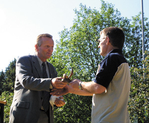 Slapper av med politikk