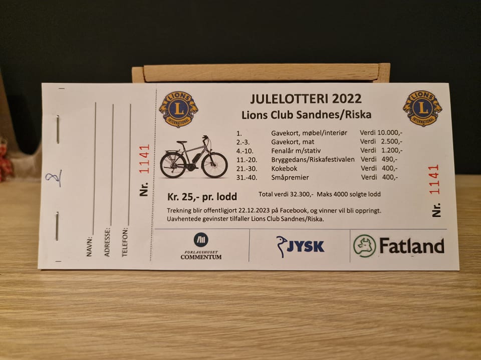 Artikkelbilde til artikkelen Vinner Julelotteriet 2022