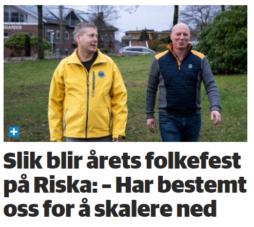 Artikkelbilde til artikkelen Artikkel om Riskafestivalen i Sandnesposten